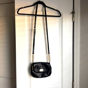 Michael Kors Small Black/Gold Crossbody Bag